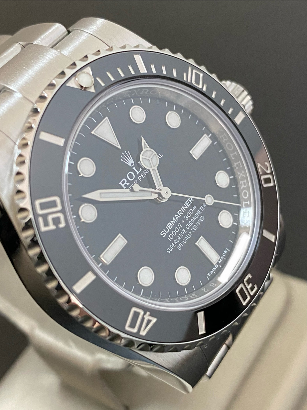 Rolex Steel Submariner No Date - Black Dial - 114060