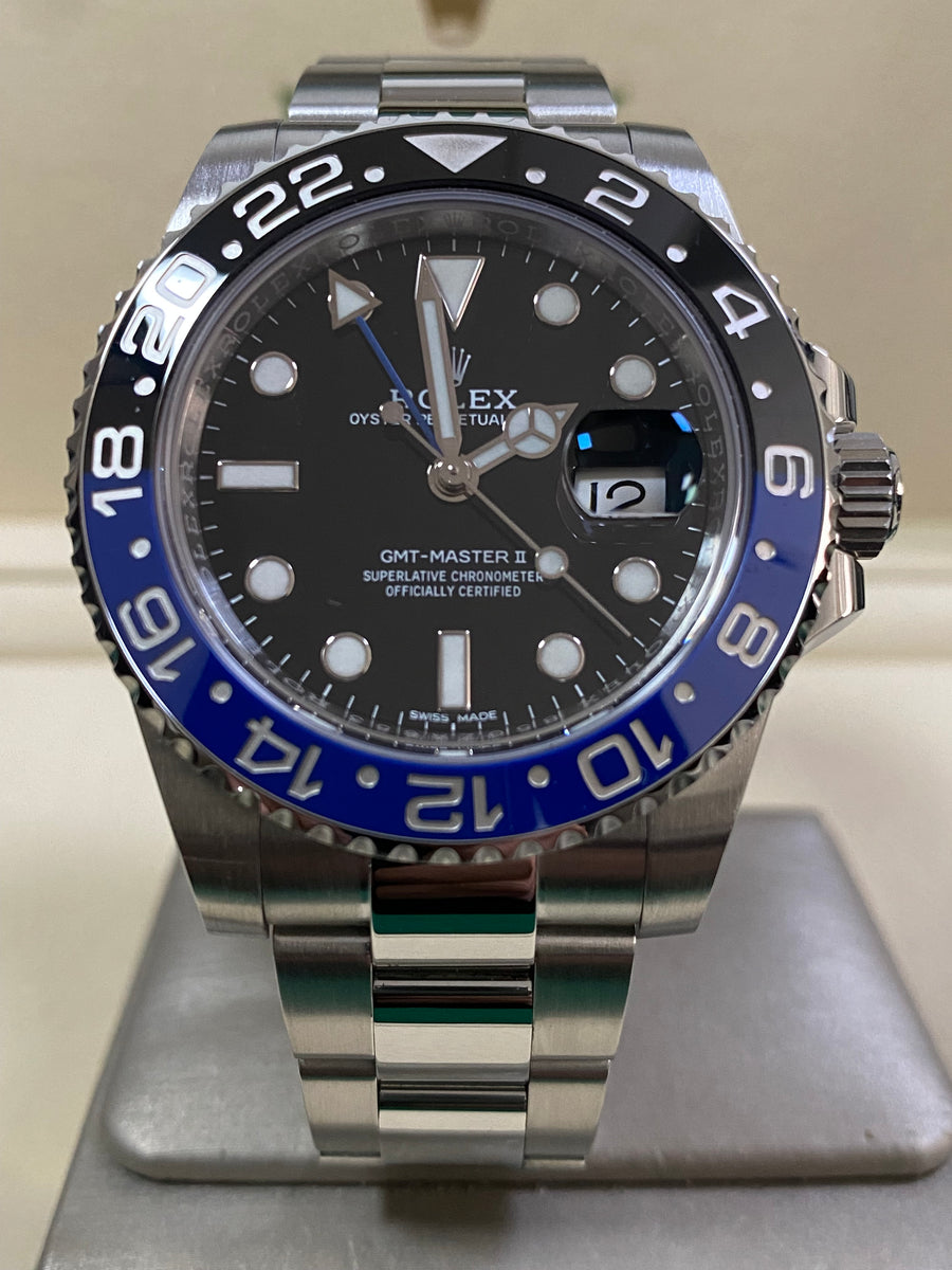 Rolex Steel GMT-Master II - 2020 - "Batman" - Black Dial - Oyster Bracelet - 116710BLNR NEW STYLE CARD