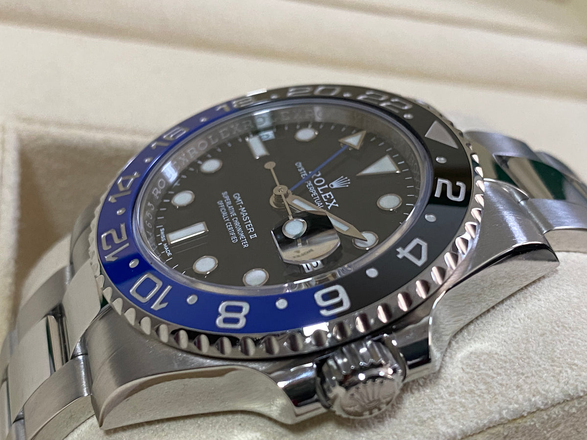 Rolex Steel GMT-Master II - 2020 - "Batman" - Black Dial - Oyster Bracelet - 116710BLNR NEW STYLE CARD