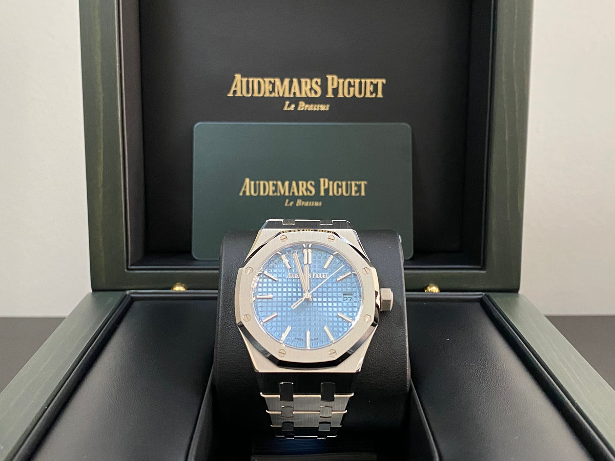 Audemars Piguet Royal Oak Selfwinding - 2024 - Stinless Steel - Ice Blue Dial - 15550ST