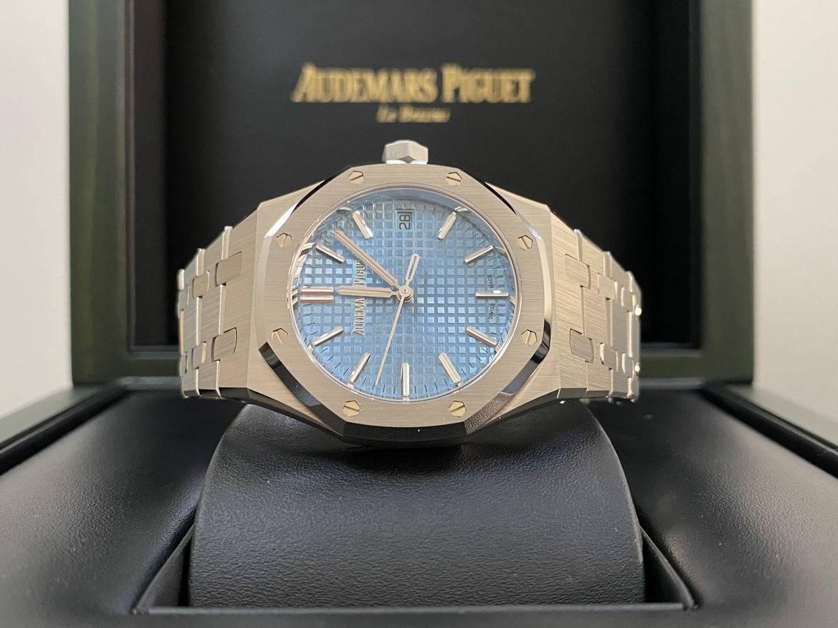 Audemars Piguet Royal Oak Selfwinding - 2024 - Stinless Steel - Ice Blue Dial - 15550ST