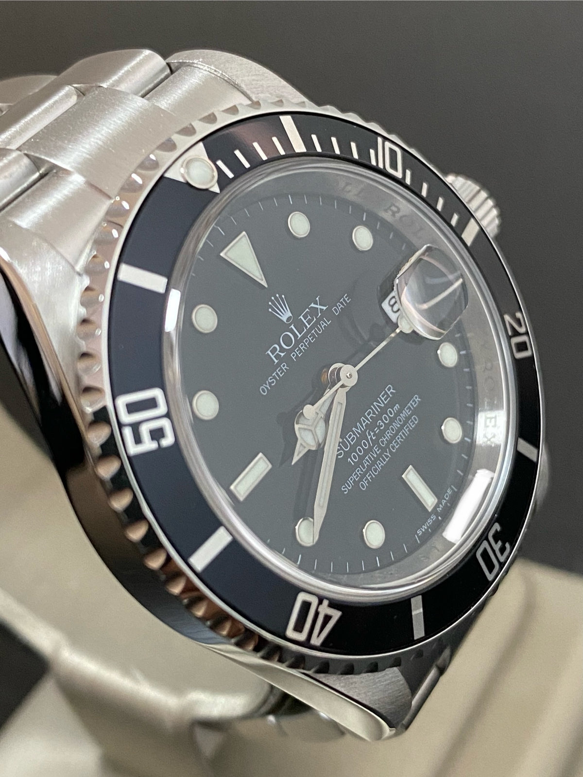 Rolex Steel Submariner Date - 2008 - Pre-Ceramic Bezel - Black Dial - 16610 *FULL SET*