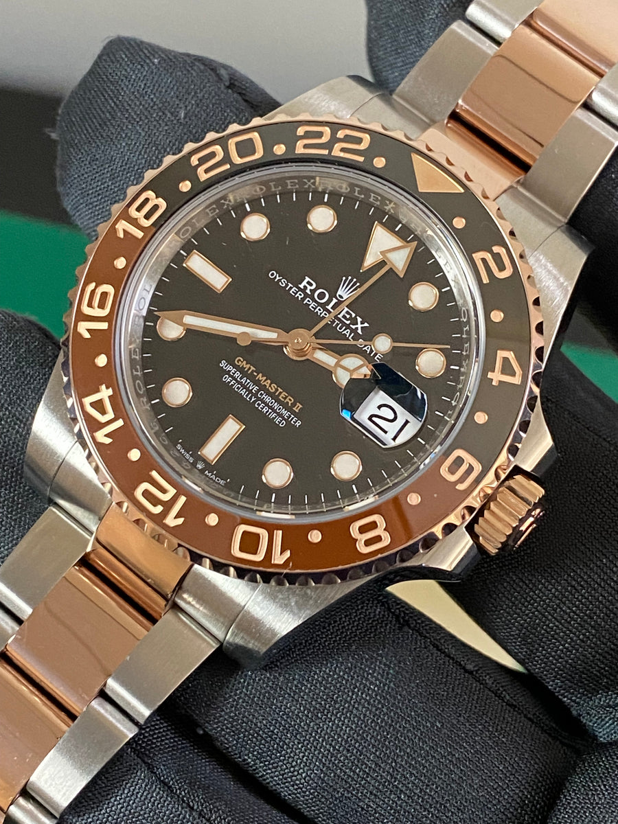 Rolex Everose Gold Rolesor GMT-Master II - 2020 - "Root Beer" Bezel - Oyster Bracelet - 126711CHNR