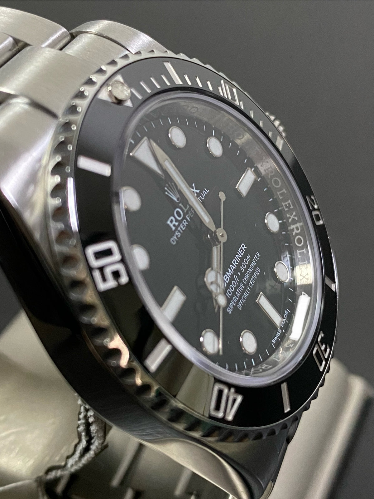 Rolex Steel No-Date Submariner - 2019 - Black Dial - 114060 COMPLETE SET