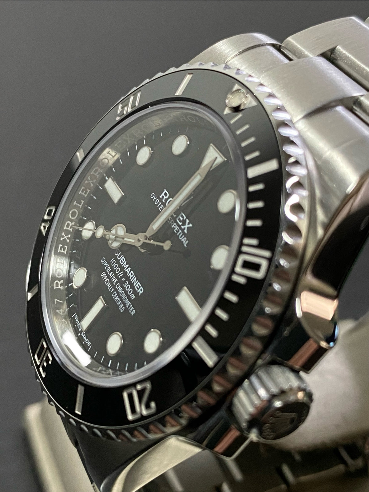 Rolex Steel No-Date Submariner - 2019 - Black Dial - 114060 COMPLETE SET