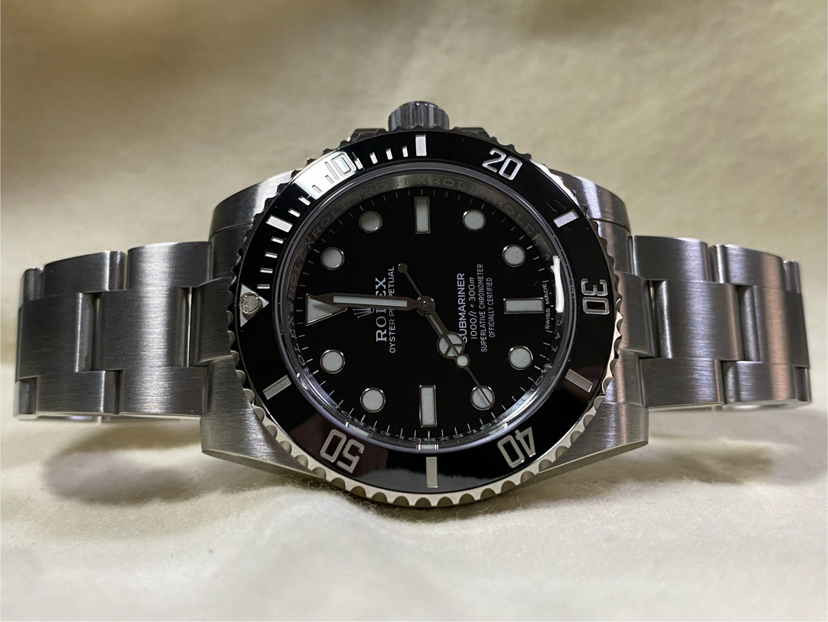 Rolex Steel No-Date Submariner - 2019 - Black Dial - 114060 COMPLETE SET