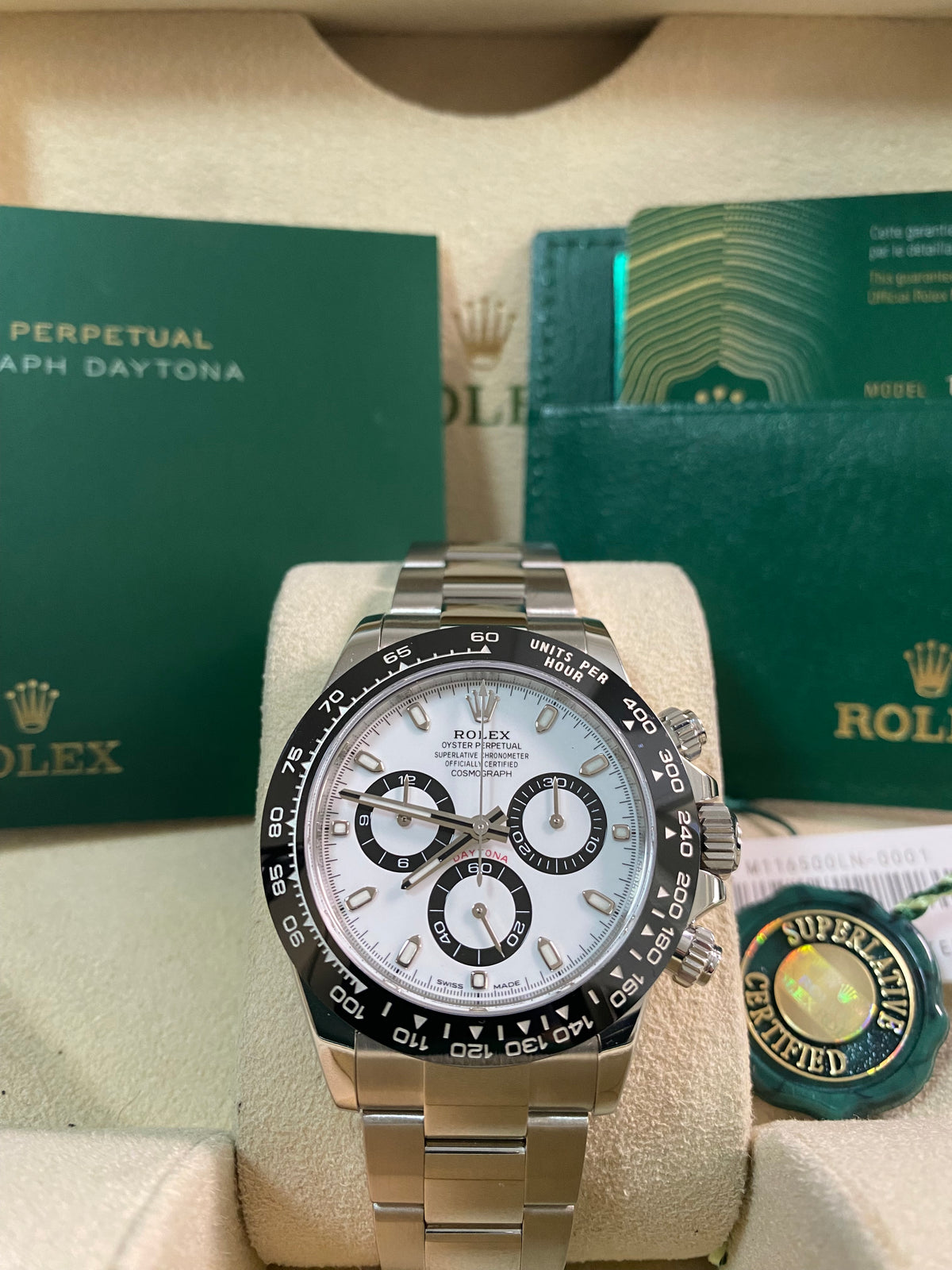 Rolex Steel Cosmograph Daytona - 2022 - "Panda" Dial - 116500LN *FULL SET*