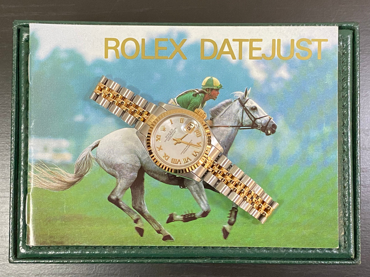 Rolex Two Tone Lady-Datejust - W Serial- Fluted Bezel - Mother of Pearl Roman Dial - Jubilee Bracelet - 69173