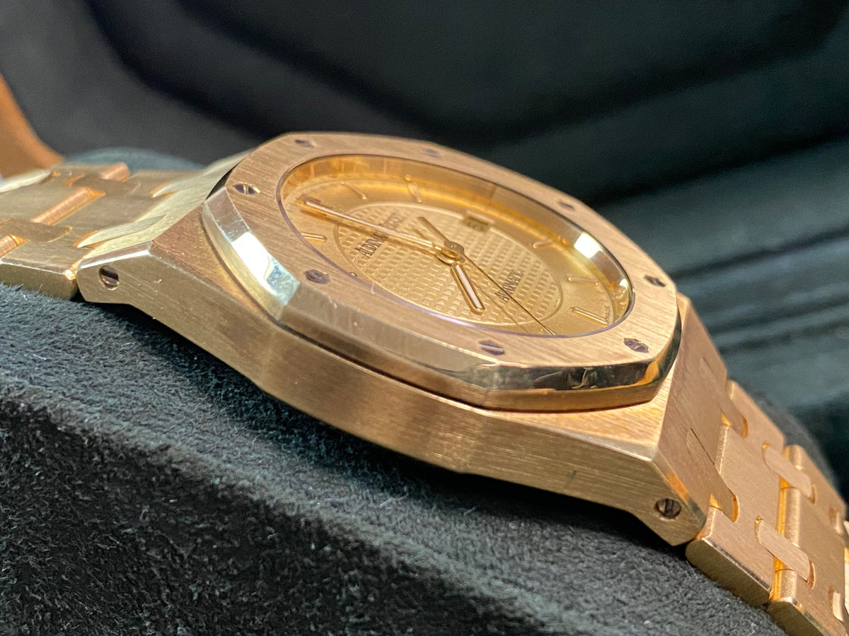 Audemars Piguet Royal Oak Yellow Gold- 1997 - 50th Anniversary AP Japan - Open Caseback - 15050BA *FULL SET*