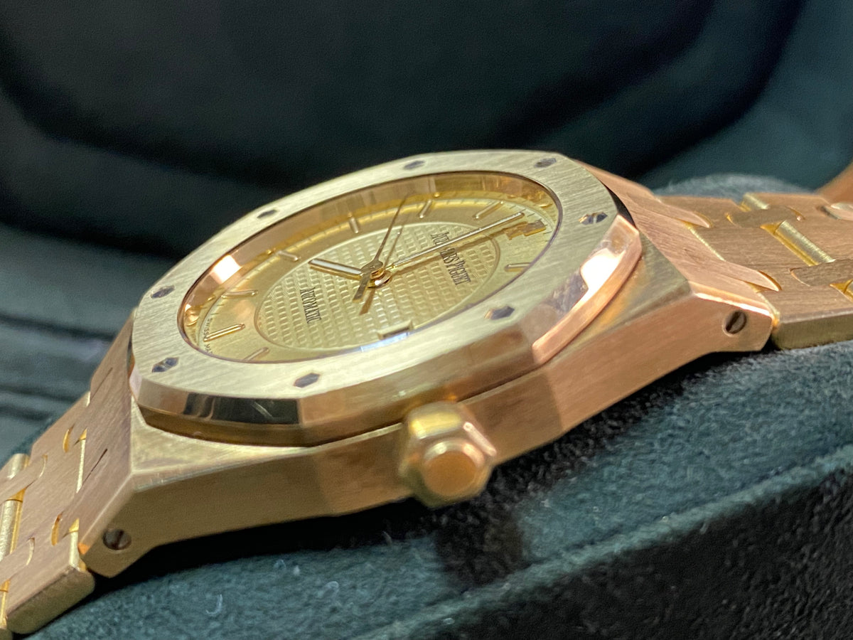 Audemars Piguet Royal Oak Yellow Gold- 1997 - 50th Anniversary AP Japan - Open Caseback - 15050BA *FULL SET*