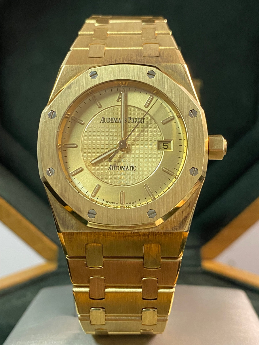 Audemars Piguet Royal Oak Yellow Gold- 1997 - 50th Anniversary AP Japan - Open Caseback - 15050BA *FULL SET*