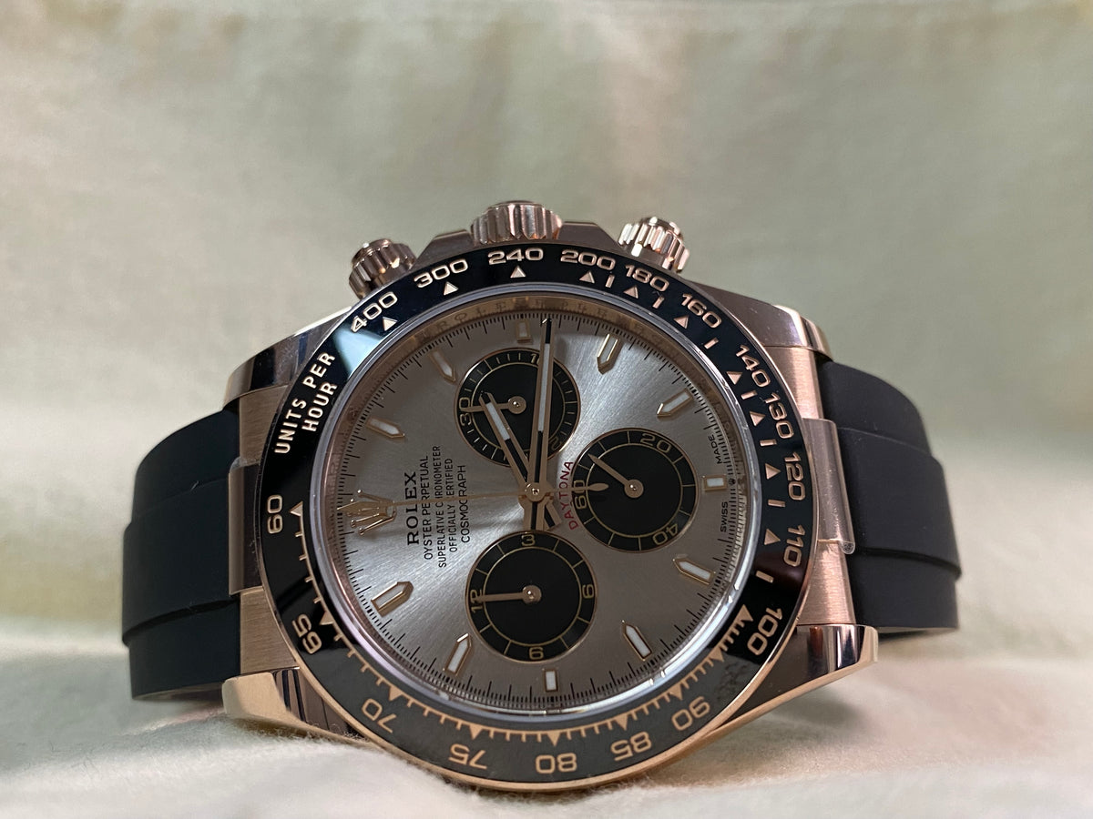 Rolex Everose Gold Cosmograph Daytona - 2024 - Sundust Dial - Oysterflex - 126515LN *FULL SET*