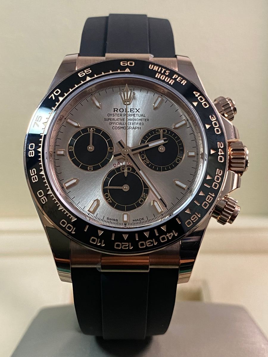 Rolex Everose Gold Cosmograph Daytona - 2024 - Sundust Dial - Oysterflex - 126515LN *FULL SET*