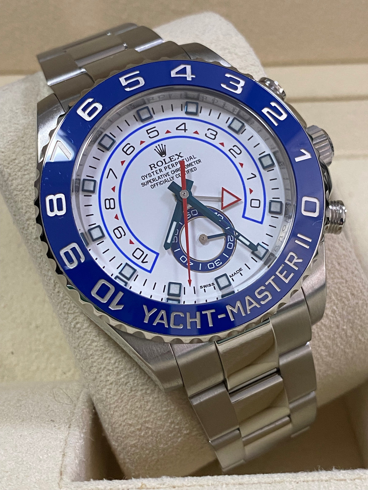 Rolex Steel Yacht-Master II - 2014 - White Dial - 116680