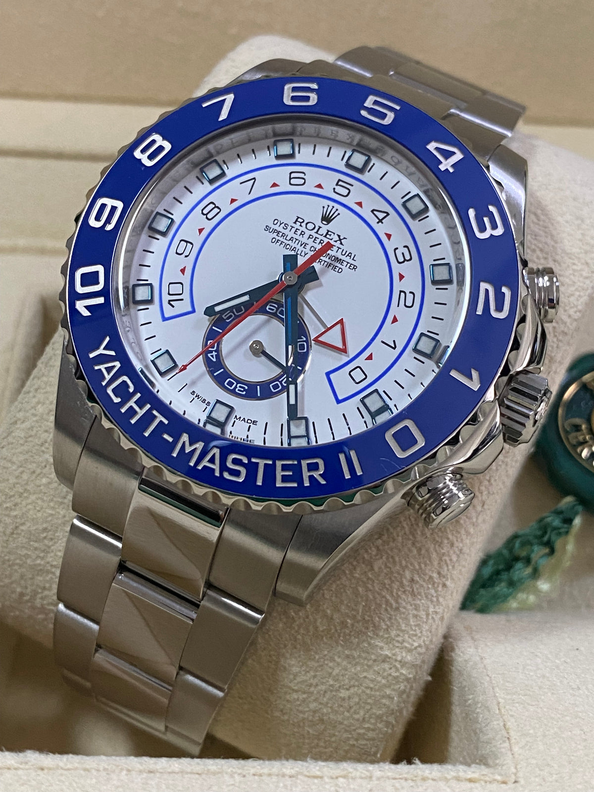 Rolex Steel Yacht-Master II - 2014 - White Dial - 116680