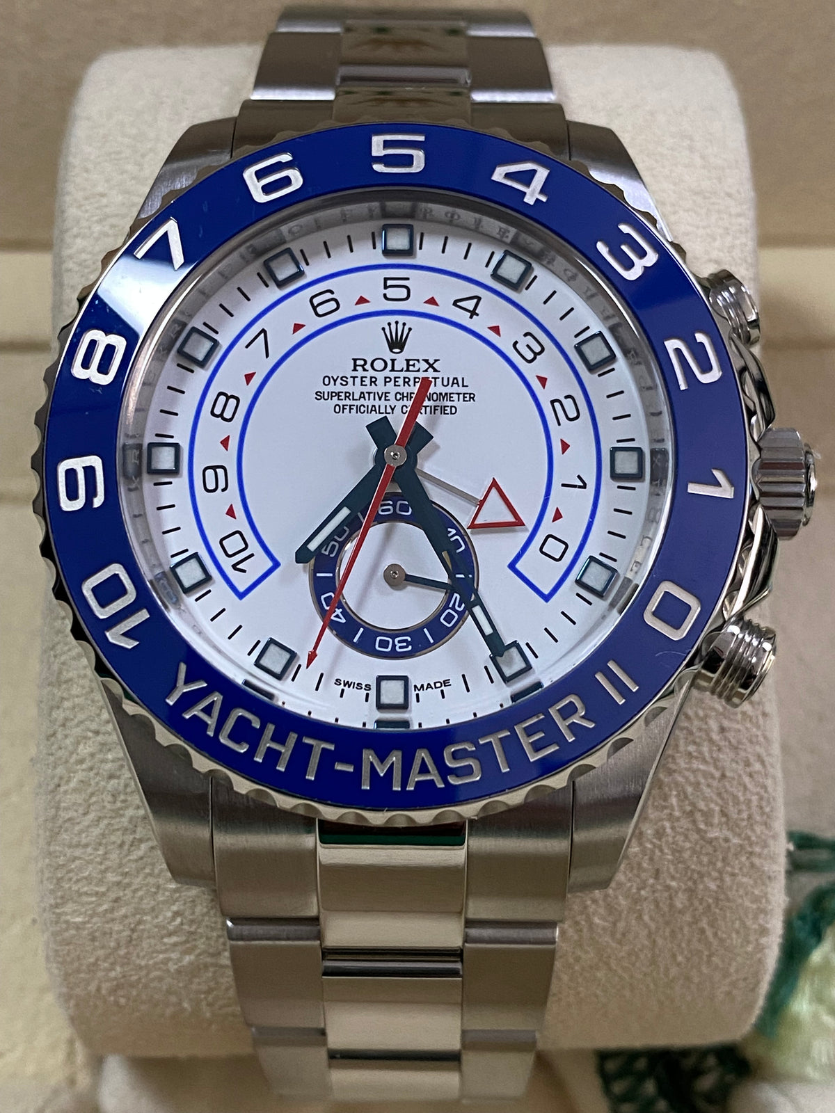 Rolex Steel Yacht-Master II - 2014 - White Dial - 116680