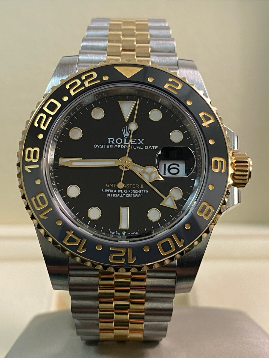 Rolex Yellow Gold Rolesor GMT-Master II - 2024 - "Zombie" - Jubilee Bracelet - 126713GRNR *FULL SET*