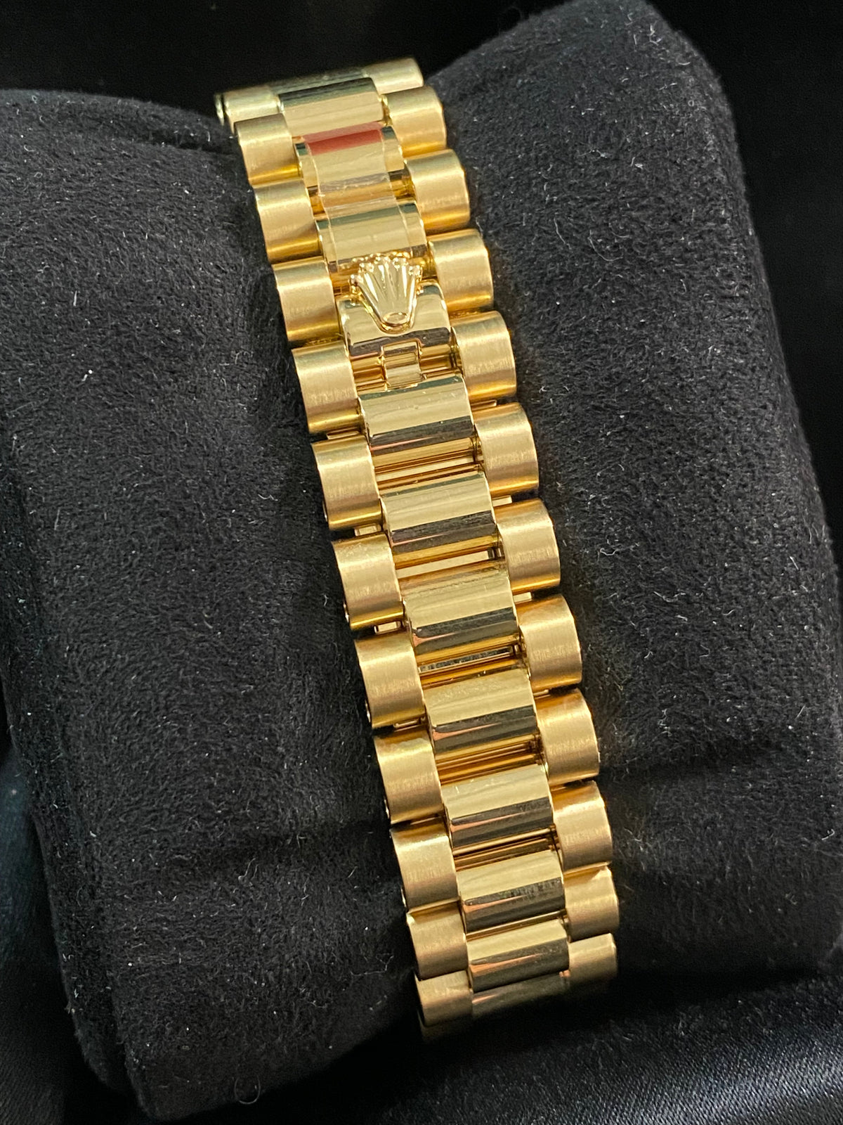 Rolex Yellow Gold Datejust 31 - 2017 - Fluted Bezel - Champagne Roman Dial - President Bracelet - 178278 *FULL SET*