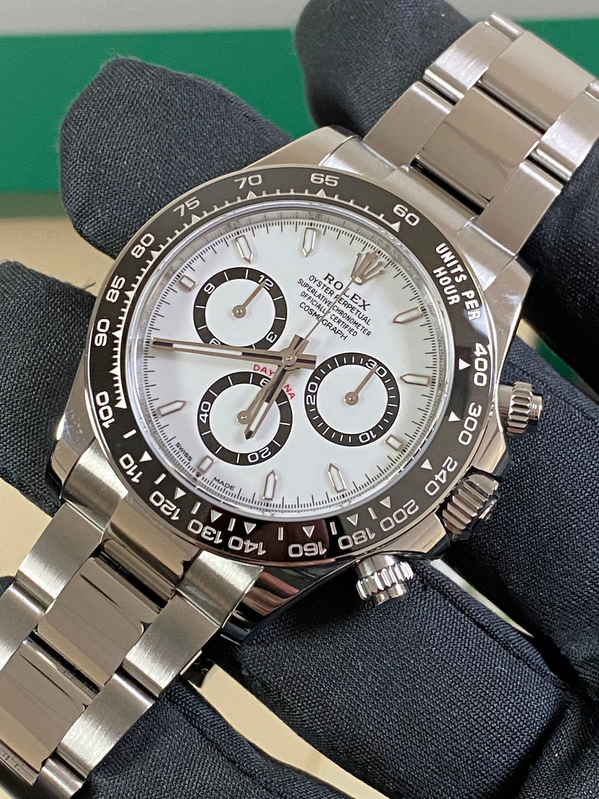 Rolex Steel Cosmograph Daytona - 2024 - "Panda" - White Index Dial - 126500LN