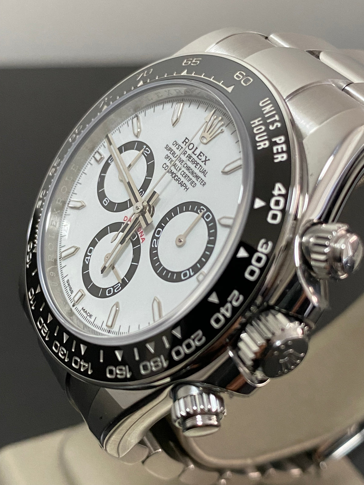 Rolex Steel Cosmograph Daytona - 2024 - "Panda" - White Index Dial - 126500LN