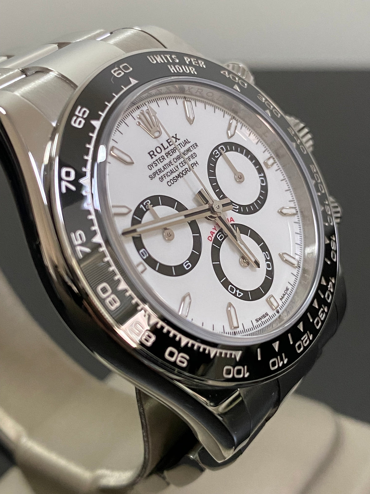 Rolex Steel Cosmograph Daytona - 2024 - "Panda" - White Index Dial - 126500LN