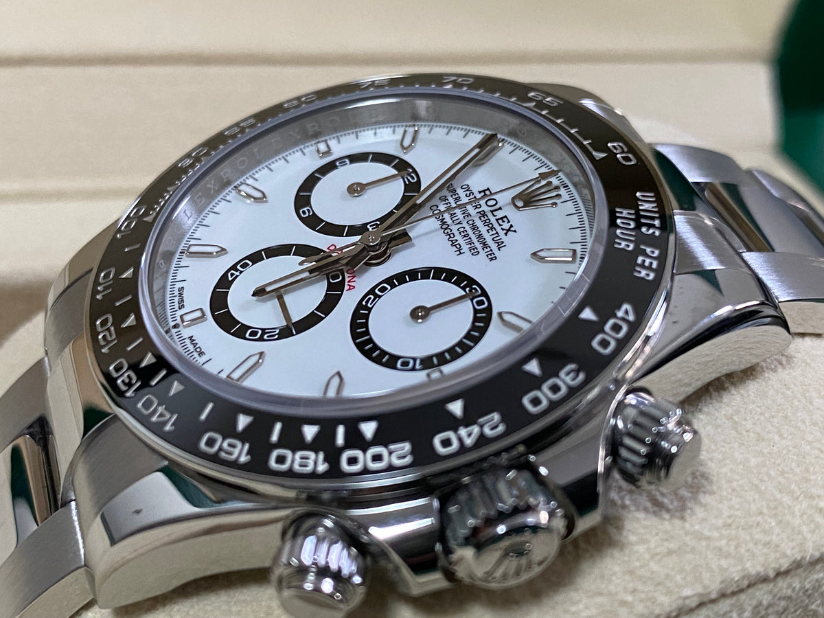 Rolex Steel Cosmograph Daytona - 2024 - "Panda" - White Index Dial - 126500LN