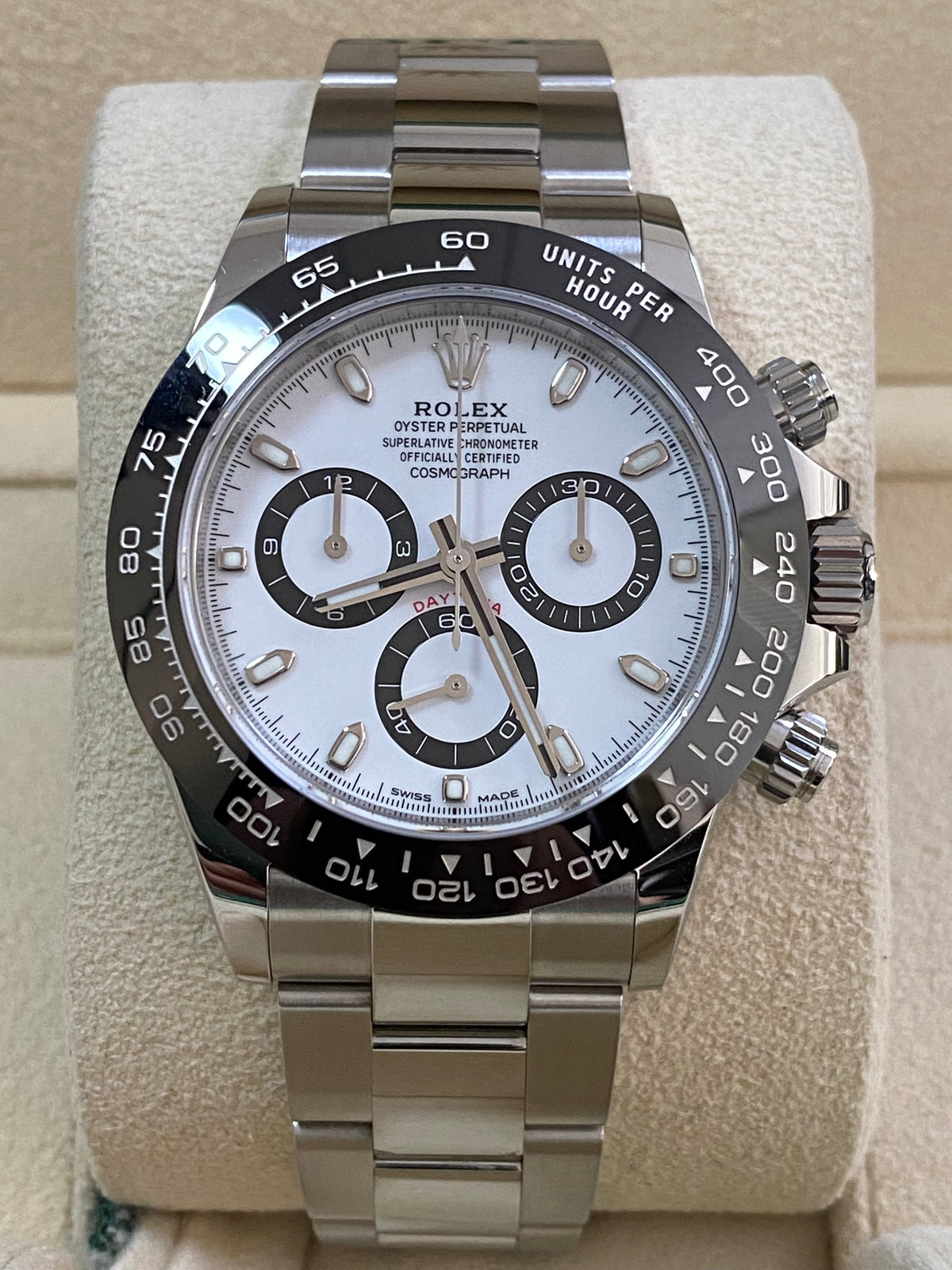 Rolex Steel Cosmograph Daytona - 2022 - "Panda" - White Index Dial - 116500LN *COMPLETE SET*