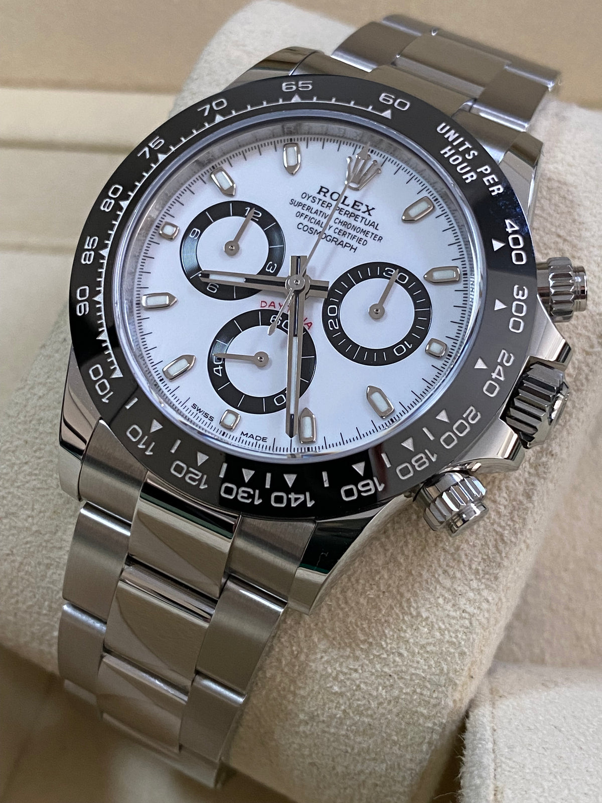 Rolex Steel Cosmograph Daytona - 2022 - "Panda" - White Index Dial - 116500LN *COMPLETE SET*