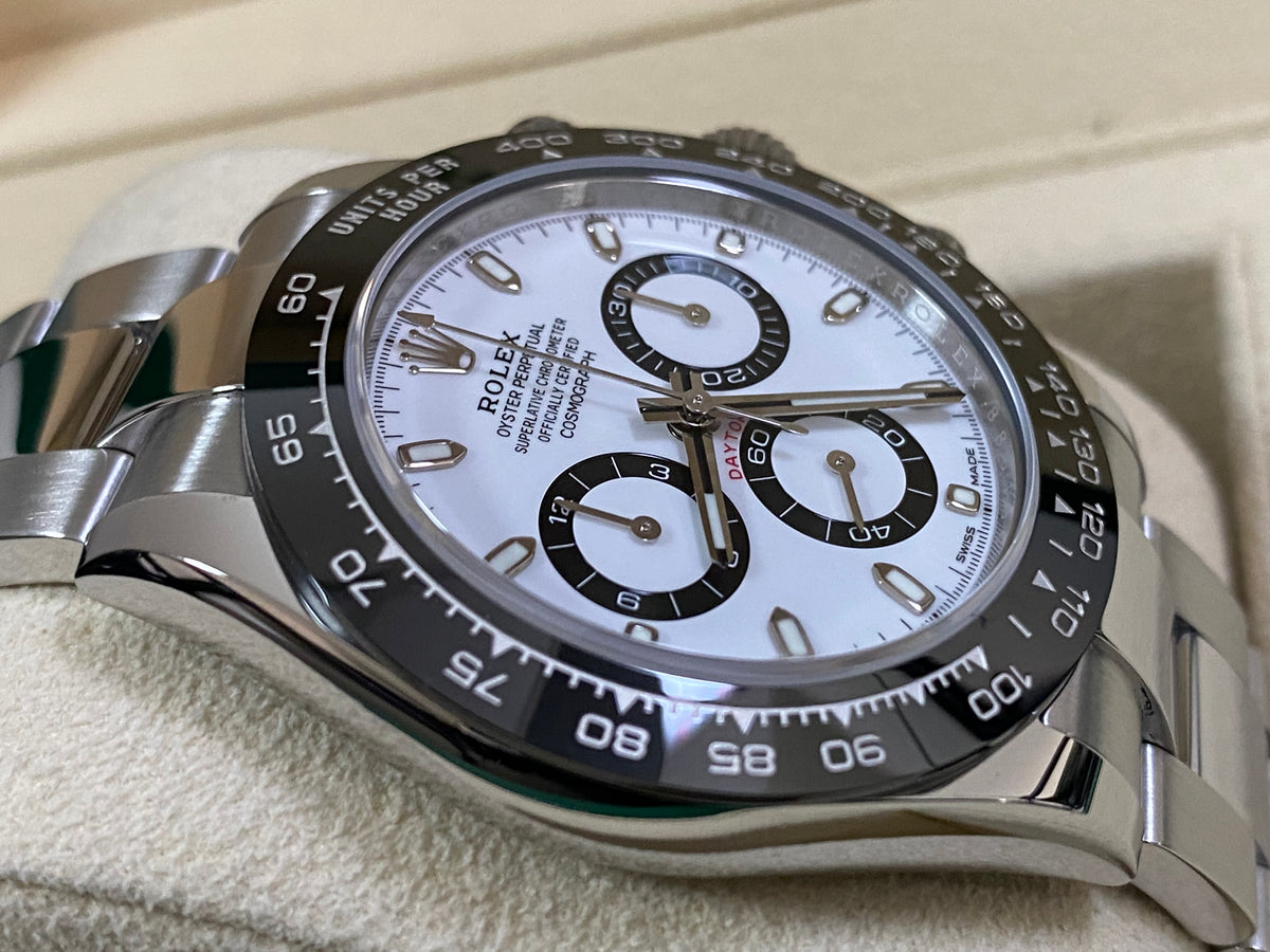 Rolex Steel Cosmograph Daytona - 2022 - "Panda" - White Index Dial - 116500LN *COMPLETE SET*