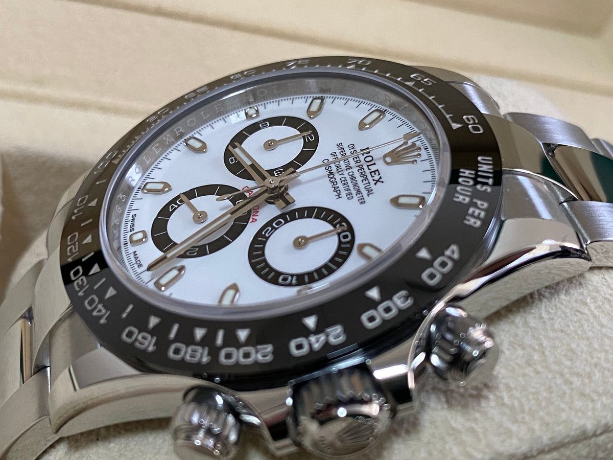 Rolex Steel Cosmograph Daytona - 2022 - "Panda" - White Index Dial - 116500LN *COMPLETE SET*