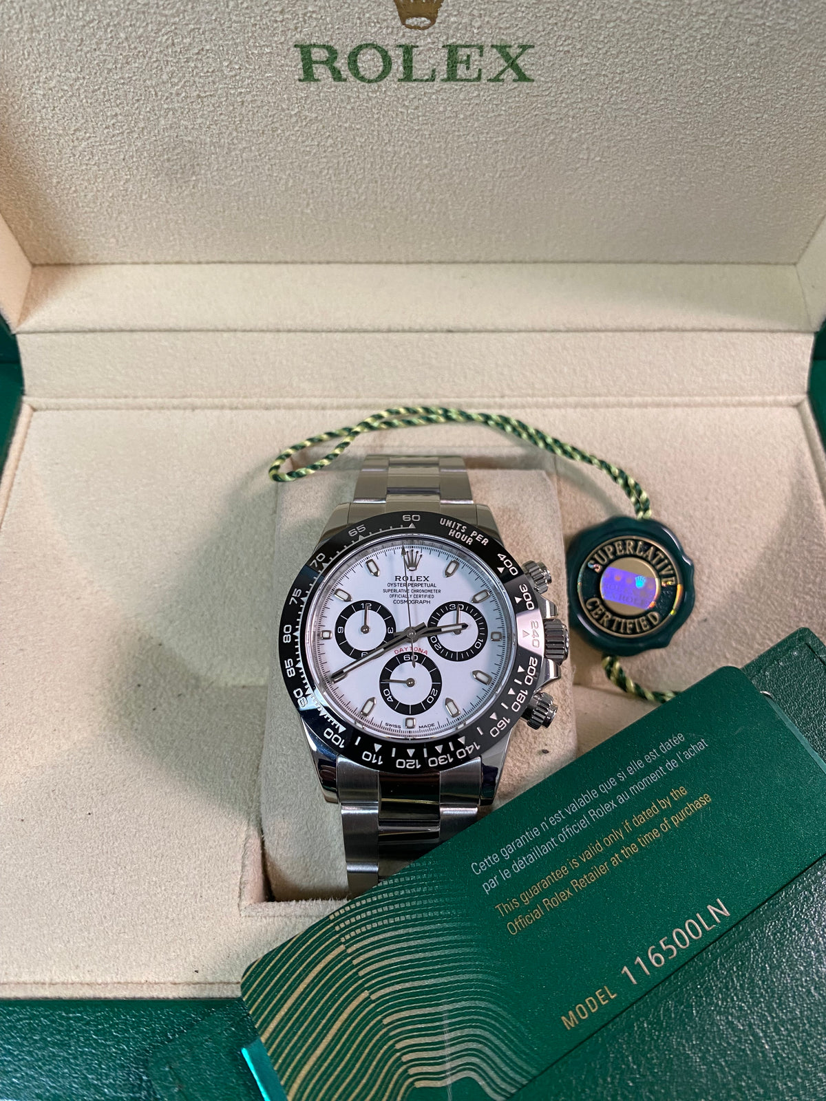 Rolex Steel Cosmograph Daytona - 2021 - "Panda" - 116500LN *FULL SET*