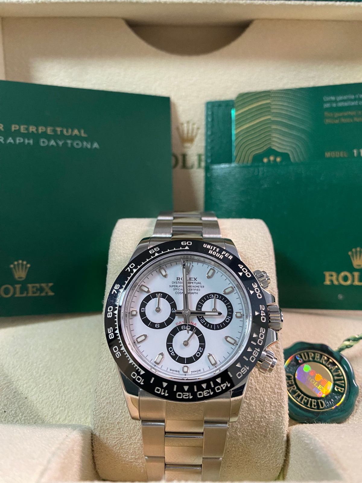 Rolex Steel Cosmograph Daytona - 2021 - "Panda" - 116500LN *FULL SET*