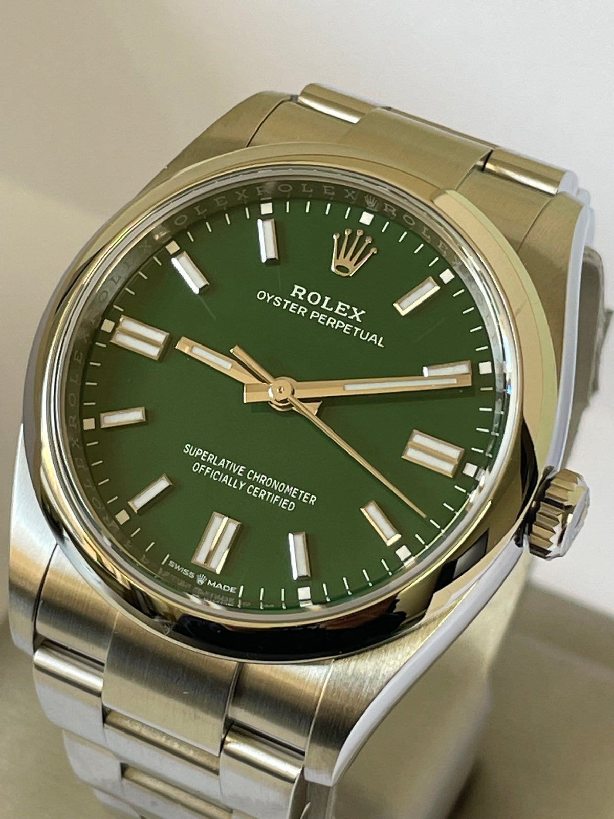 Rolex Oyster Perpetual 36 - 2023 - Domed Bezel - Green Index Dial - Oyster Bracelet - 126000