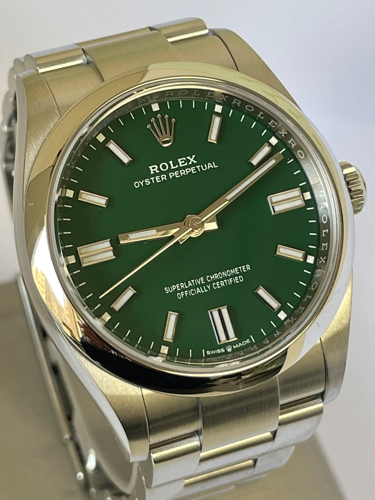 Rolex Oyster Perpetual 36 - 2023 - Domed Bezel - Green Index Dial - Oyster Bracelet - 126000