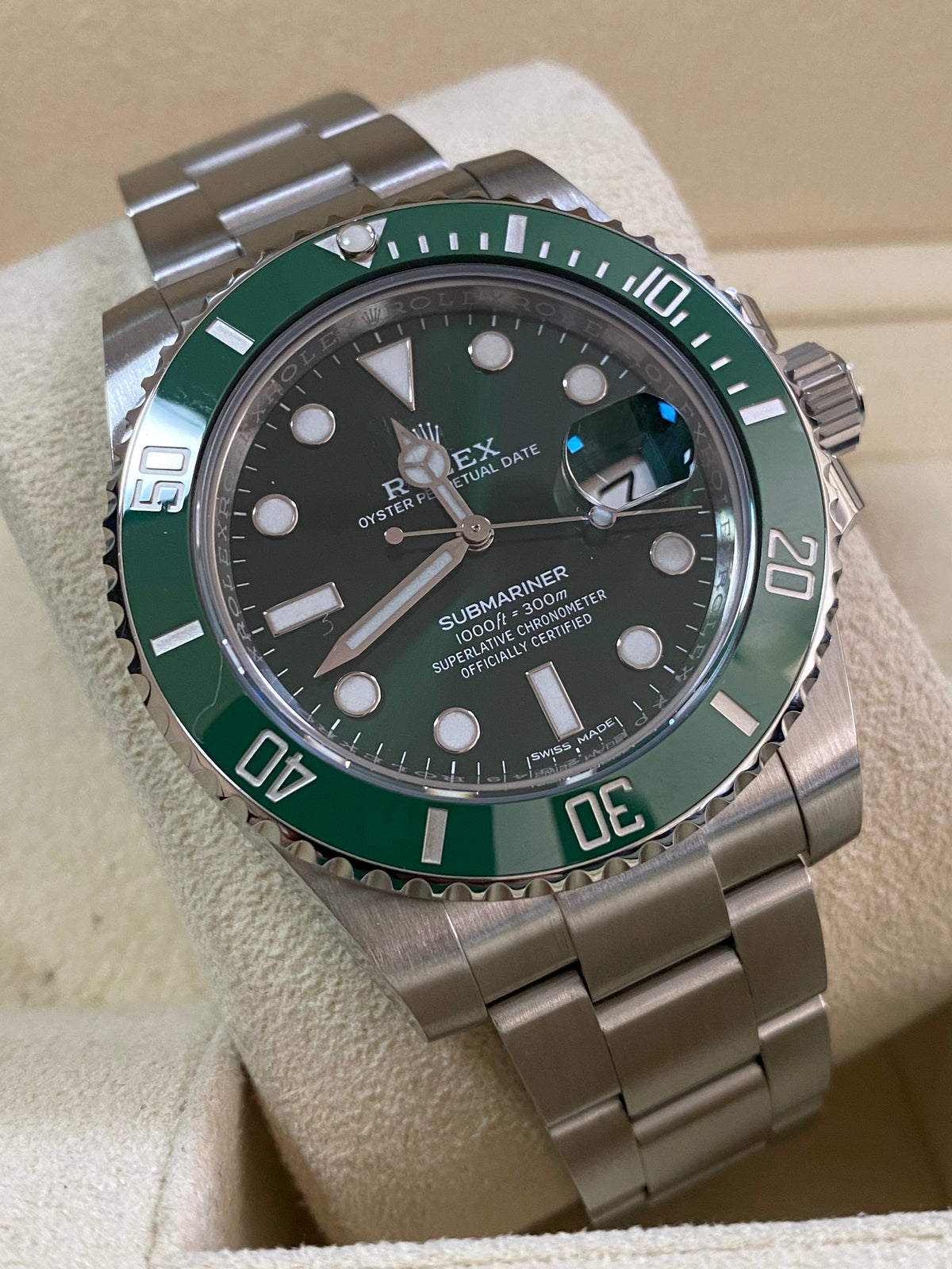 Rolex Steel Submariner Date - 2020 - "HULK" - 116610LV