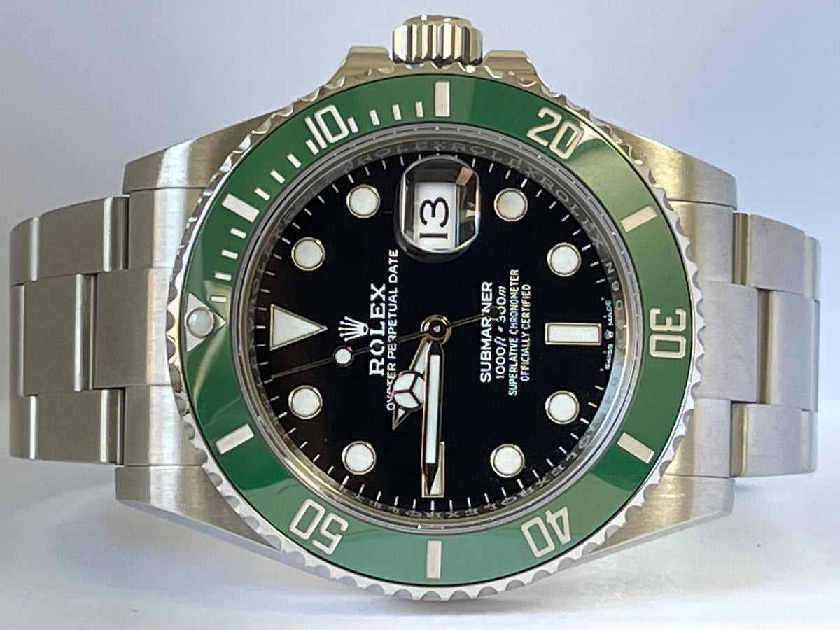 Rolex Steel Submariner Date - 2023 - "Starbucks" - Green Bezel - Black Dial - 126610LV