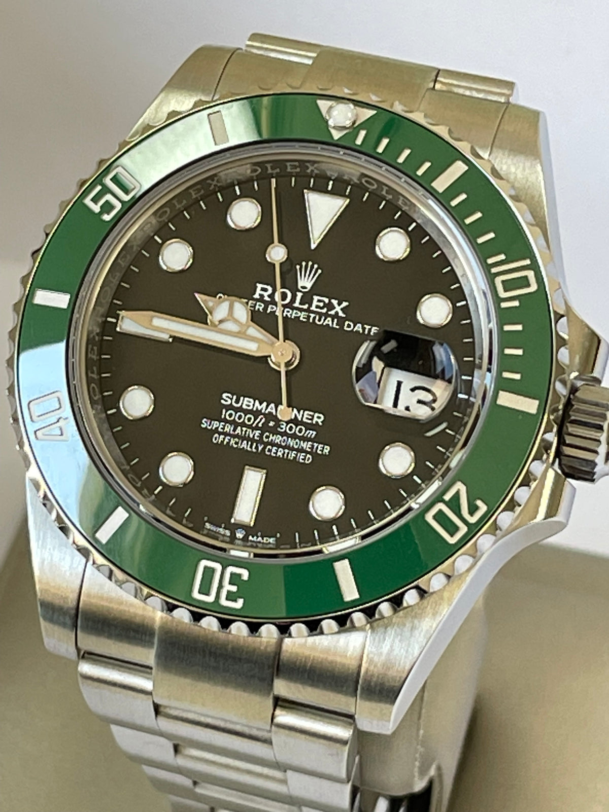 Rolex Steel Submariner Date - 2023 - "Starbucks" - Green Bezel - Black Dial - 126610LV