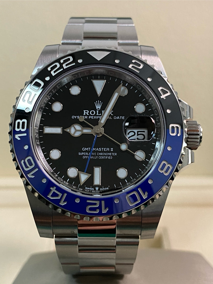 Rolex Steel GMT-Master II - 2024 - "Batman" - Oyster Bracelet - 126710BLNR *FULL SET*