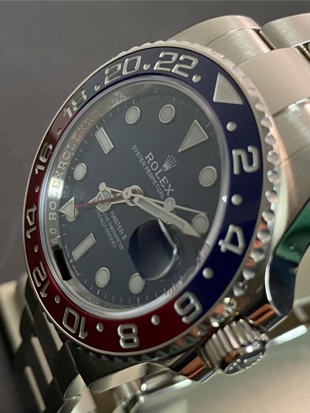 Rolex White Gold GMT-Master II - 2021 - "Pepsi" Bezel - Blue Dial - Oyster Bracelet - 126719BLRO *FULL SET*