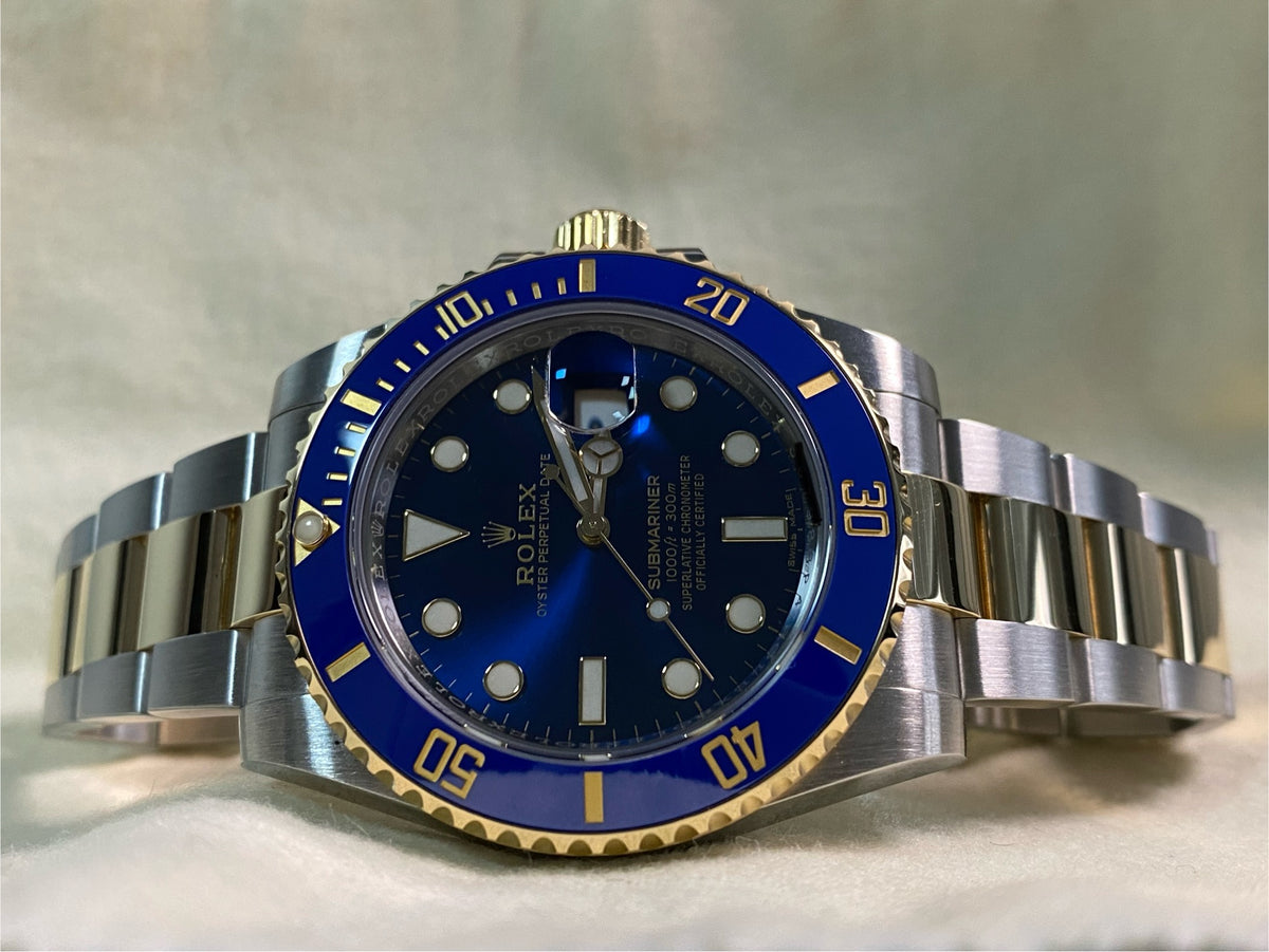 Rolex Steel and Yellow Gold Submariner Date - 2019 - "Bluesy" - 116613LB *FULL SET*