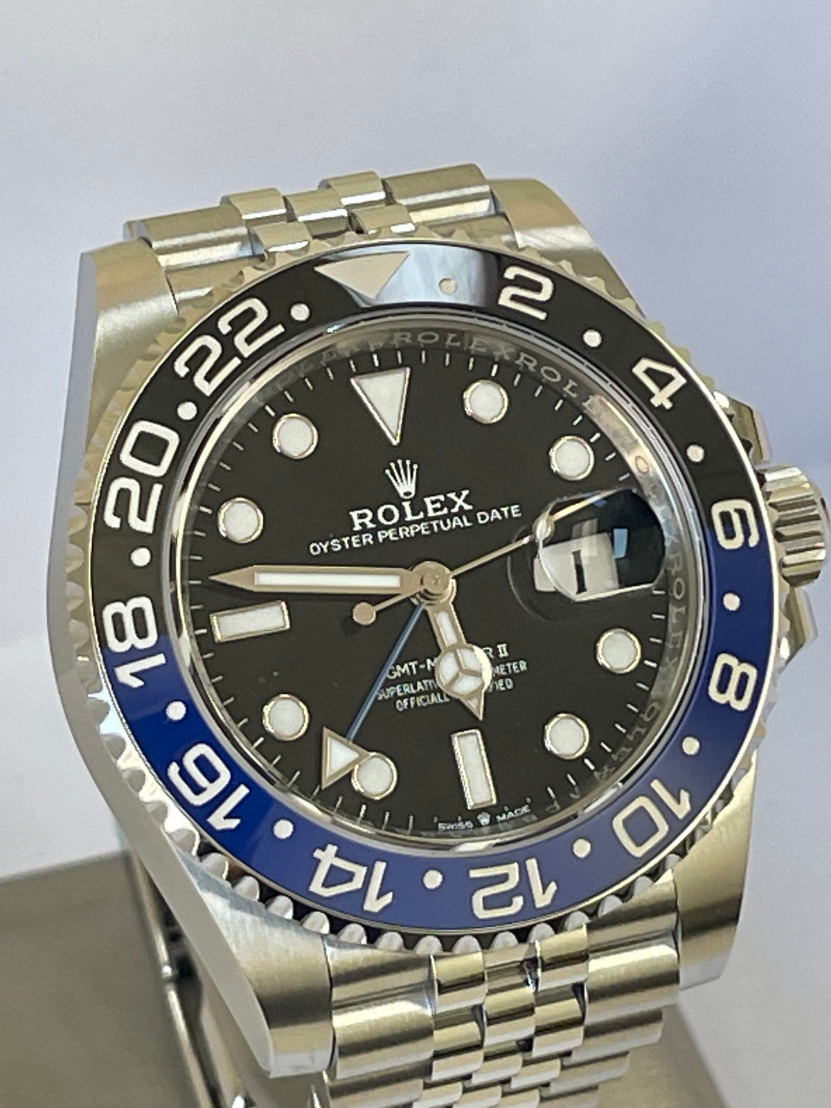 Rolex Steel GMT-Master II - 2024 - "Batgirl" - Black Dial - Jubilee Bracelet - 126710BLNR