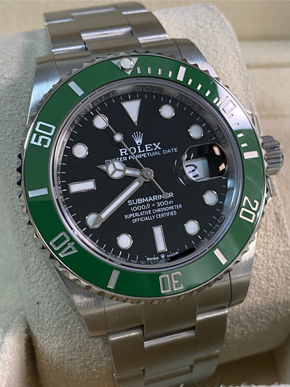 Rolex Steel Submariner Date - 2023 - "Starbucks" MK II - Green Bezel - Black Dial - 126610LV *FULL SET*