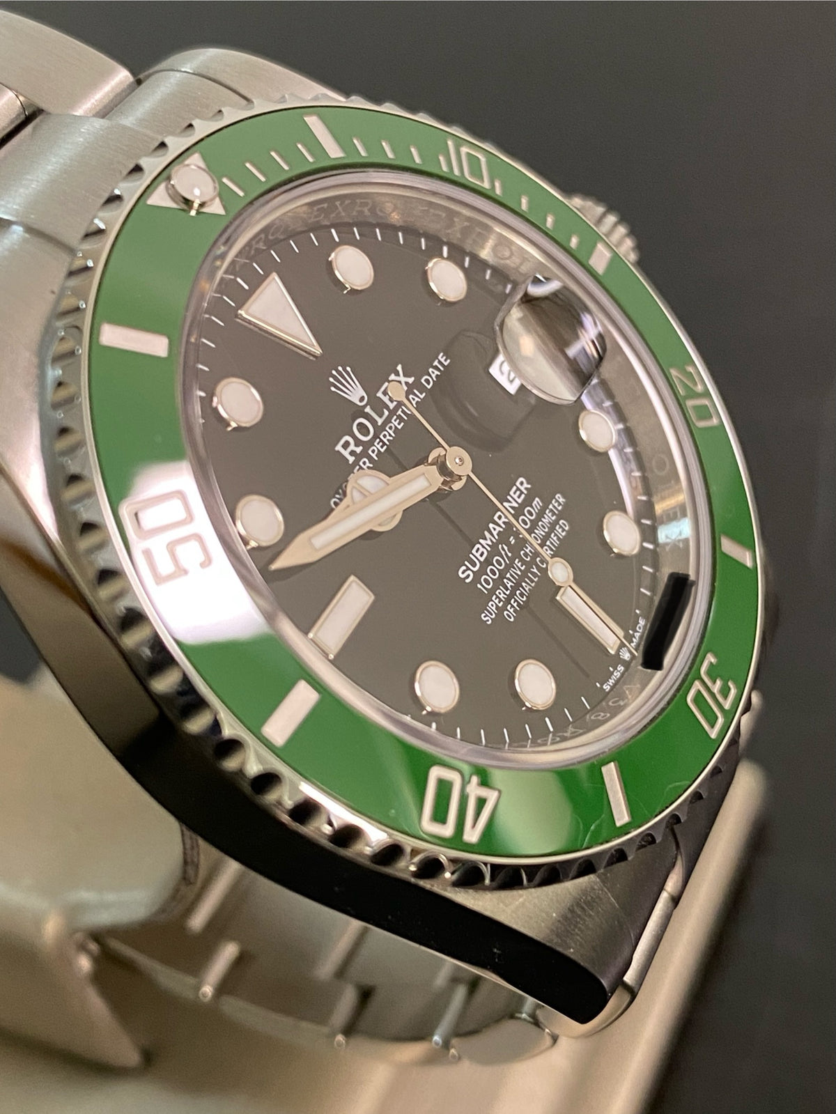 Rolex Steel Submariner Date - 2023 - "Starbucks" MK II - Green Bezel - Black Dial - 126610LV *FULL SET*