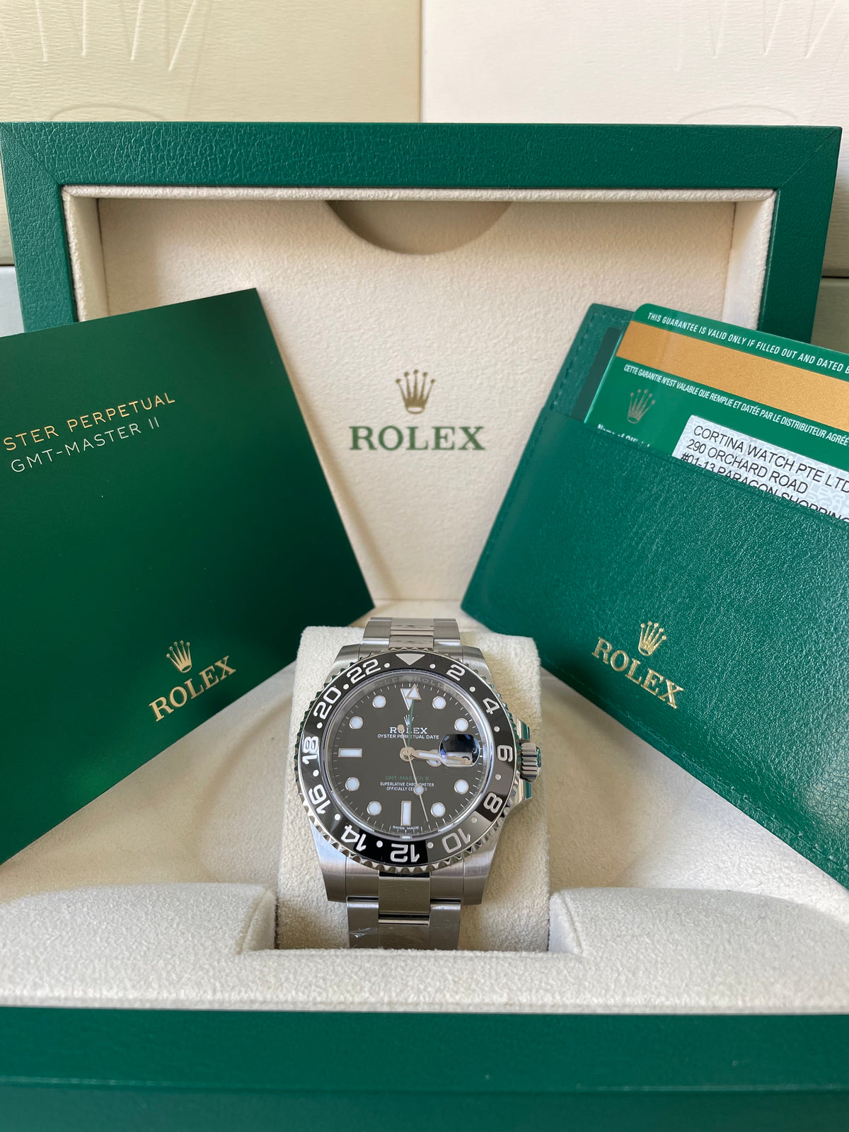 Rolex Steel GMT-Master II 40 - 2017 - Black Bezel - Black Dial - Oyster Bracelet - 116710LN