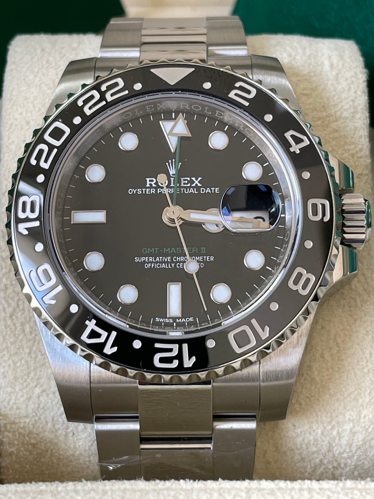 Rolex Steel GMT-Master II 40 - 2017 - Black Bezel - Black Dial - Oyster Bracelet - 116710LN