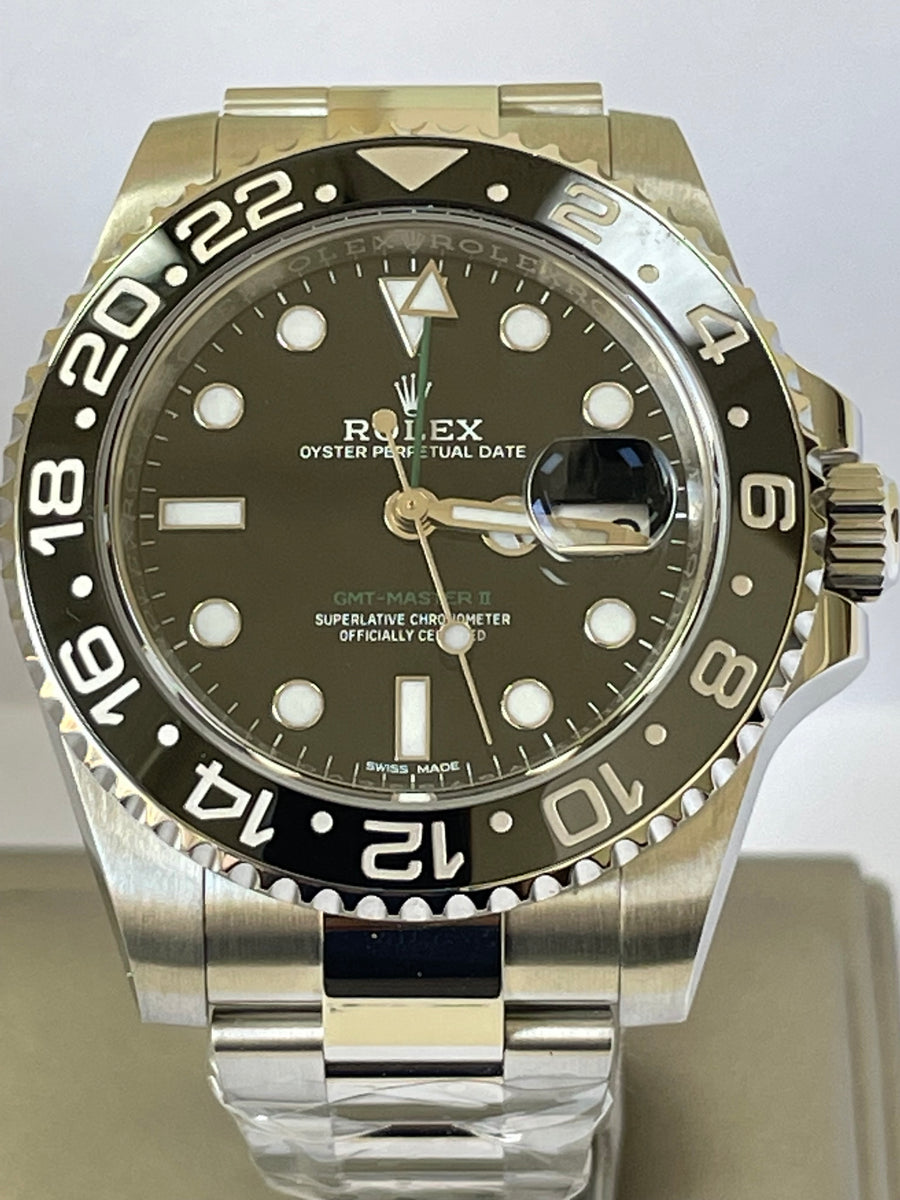 Rolex Steel GMT-Master II 40 - 2017 - Black Bezel - Black Dial - Oyster Bracelet - 116710LN