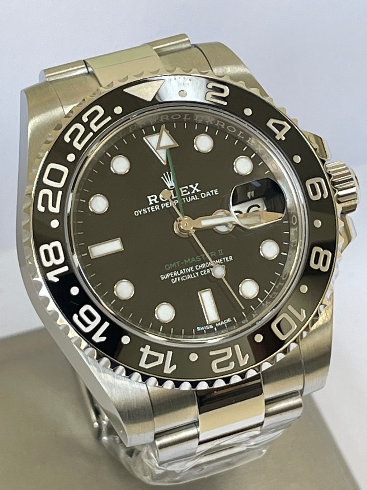 Rolex Steel GMT-Master II 40 - 2017 - Black Bezel - Black Dial - Oyster Bracelet - 116710LN