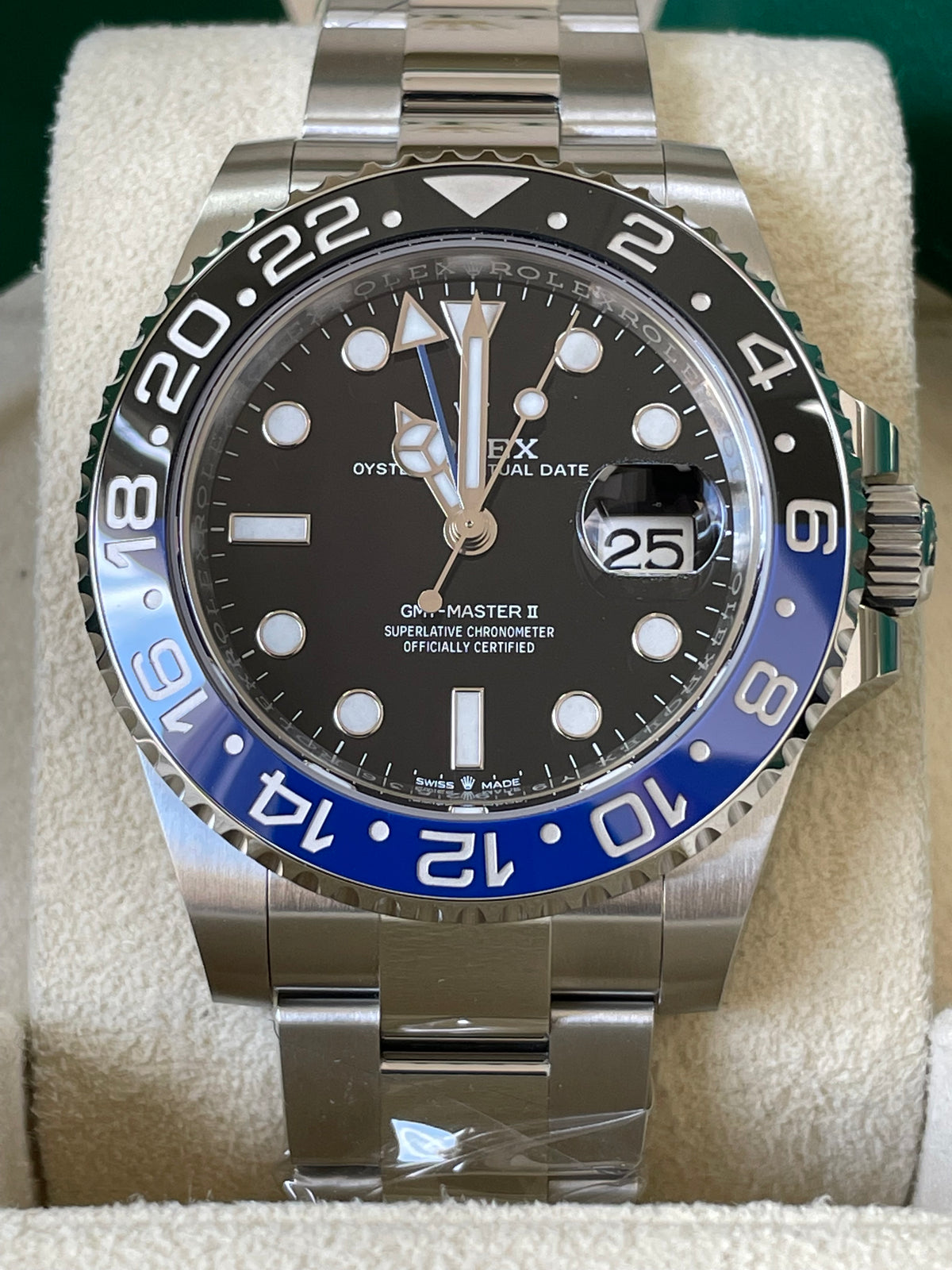 Rolex Steel GMT-Master II - 2023- "Batman" - Black Dial - Oyster Bracelet - 126710BLNR