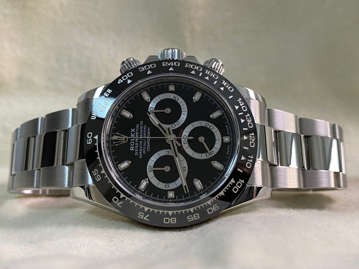 Rolex Steel Cosmograph Daytona - 2022 - Black Index Dial - 116500LN *FULL SET*