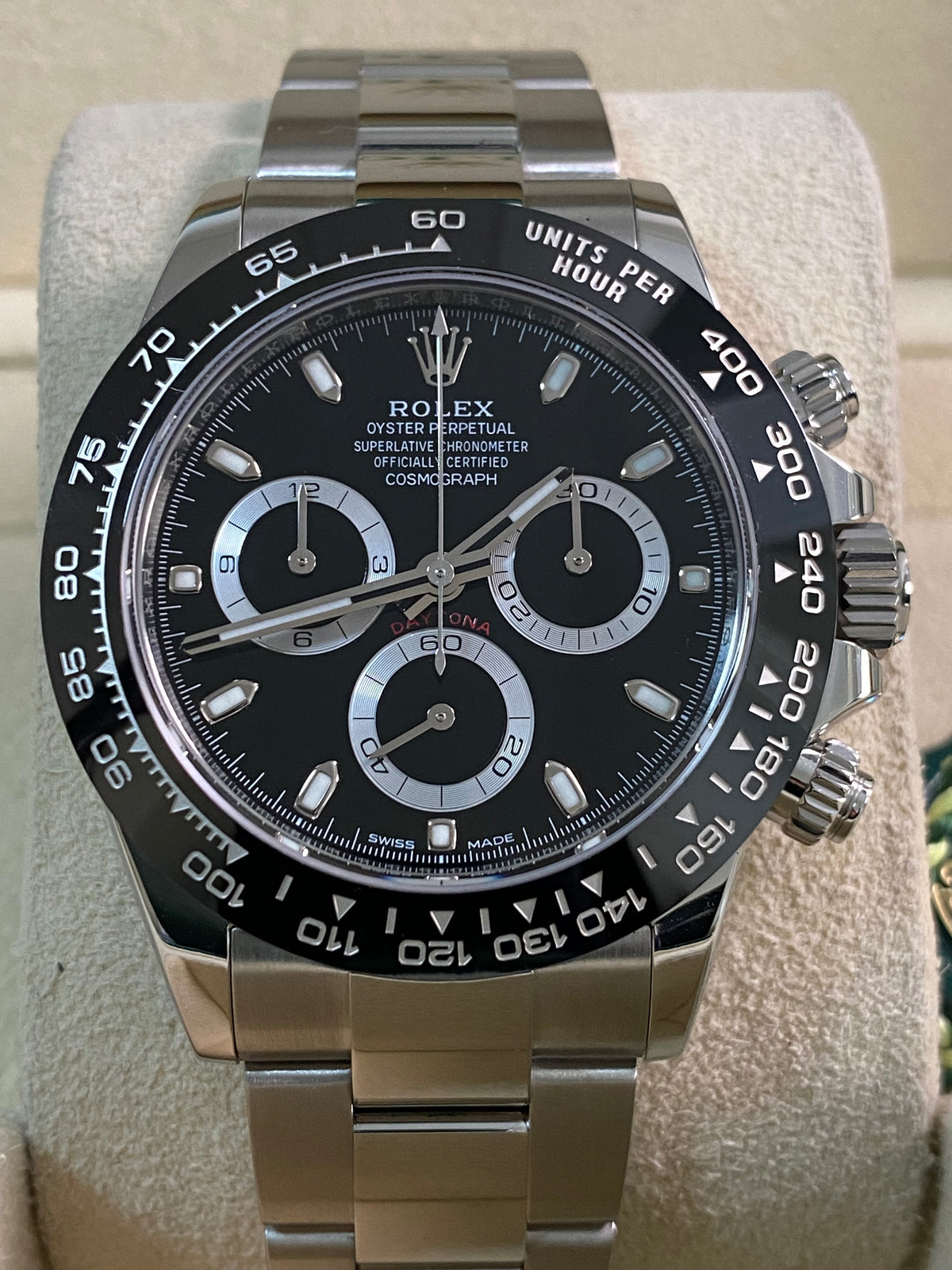 Rolex Steel Cosmograph Daytona - 2022 - Black Index Dial - 116500LN *FULL SET*